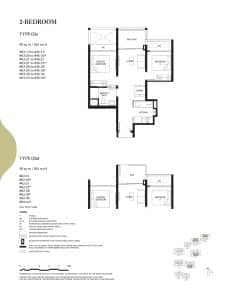 Tengah Garden Residences 2 Bedroom Type (2)a