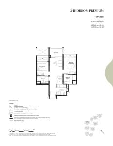 Tengah Garden Residences 2 Bedroom Premium Type (2)b