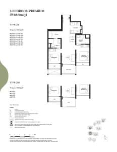 Tengah Garden Residences 2 Bedroom Premium With Study Type (2)d