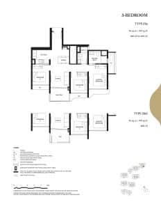 Tengah Garden Residences 3 Bedroom Type (3)a