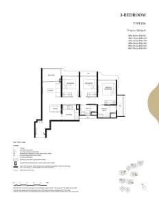 Tengah Garden Residences 3 Bedroom Type (3)c