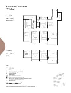 Tengah Garden Residences 3 Bedroom Premium with Yard Type (3)g