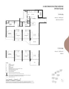 Tengah Garden Residences 3 Bedroom Premium with Yard Type (3)j