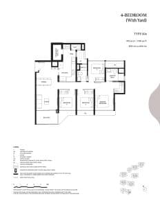 Tengah Garden Residences 4 Bedroom with Yard Type (4)a