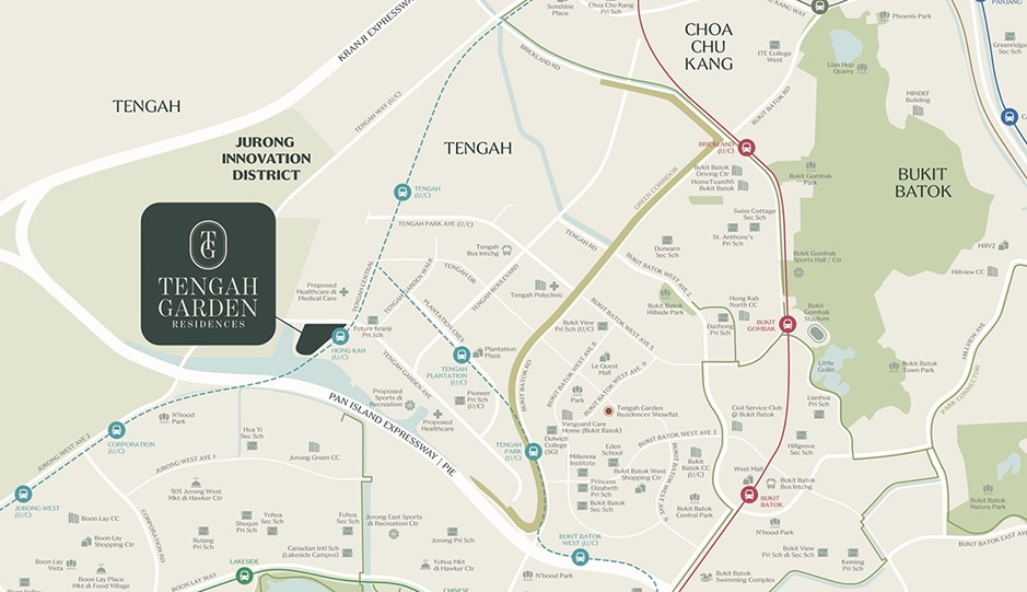Tengah Garden Residences Location Map Thumbnail